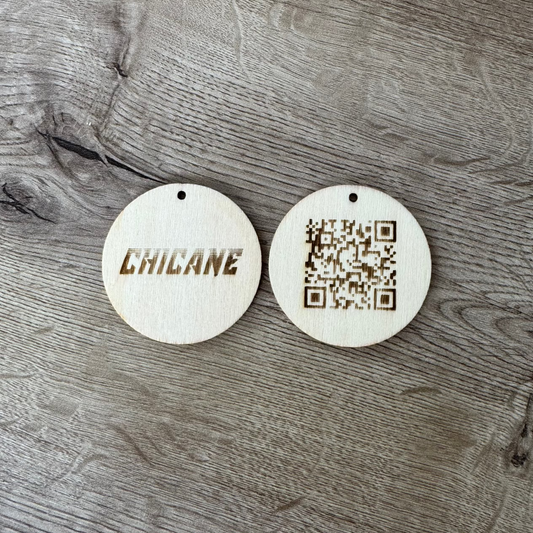 Porte-clés CHICANE – Starter Key Édition Bois Gravé