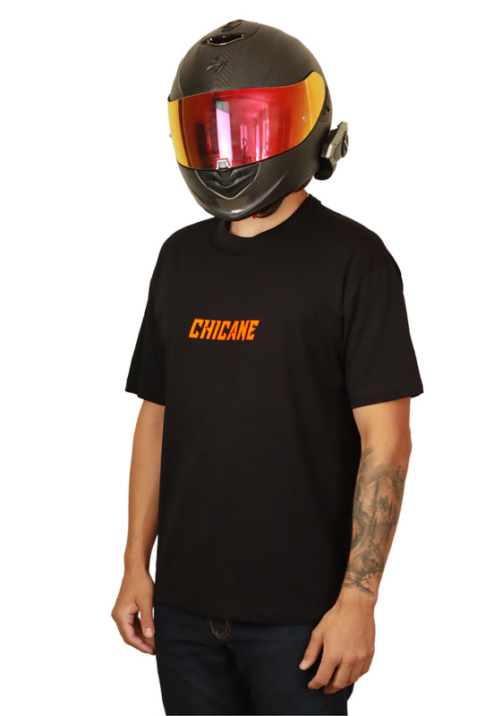 T-shirt Chicane Orange Line
