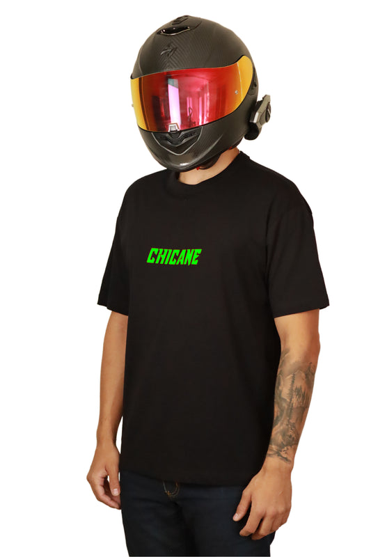 T-shirt Chicane Green Line