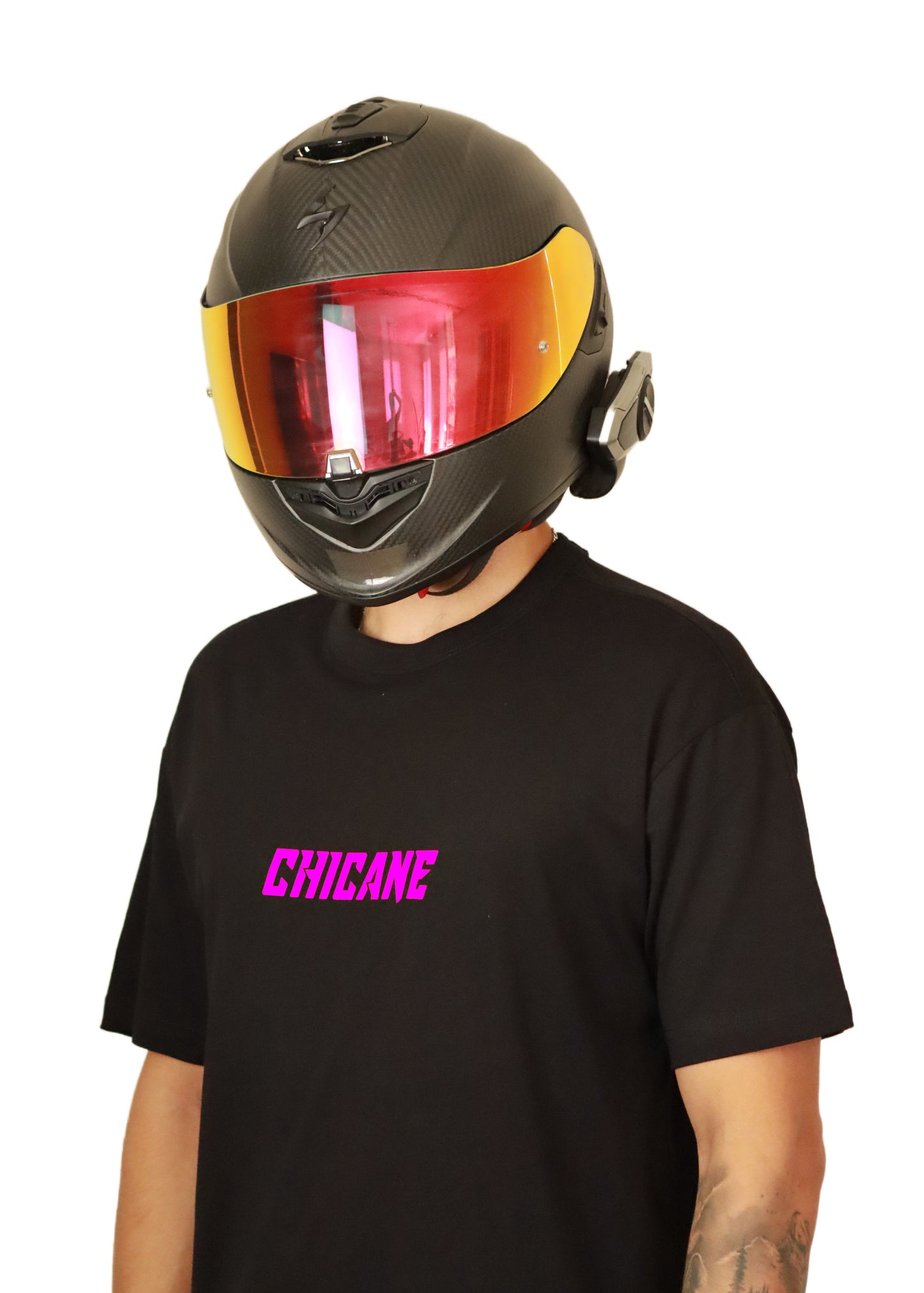 T-shirt Chicane Purple Line